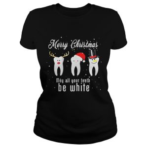 Merry Christmas May All Your Teeth Be White Shirt 2