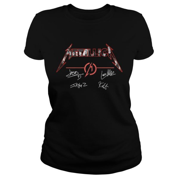 Metallica Jason Newsted Lars Ulrich Kirk Hammett shirt