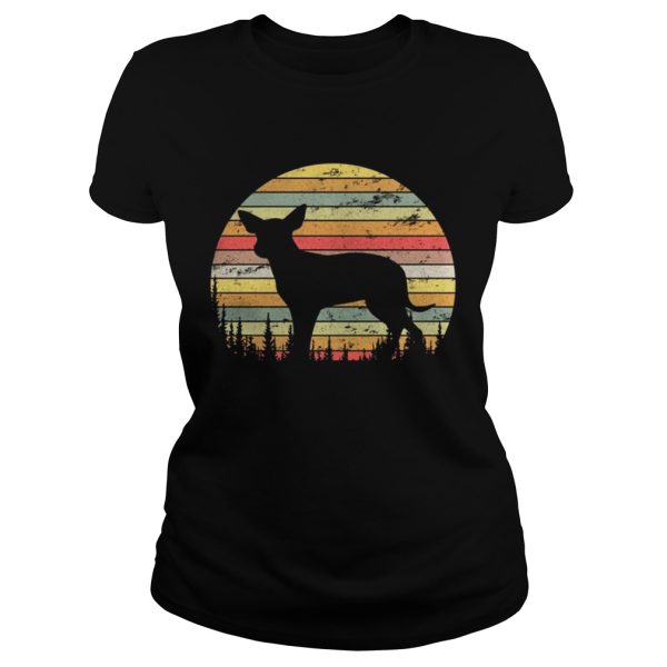 Mexican Hairless Dog Retro 70s Vintage Dog Shirt