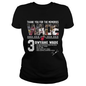 Miami Heat Dwyane Wade Thank You For The Memories shirt 1