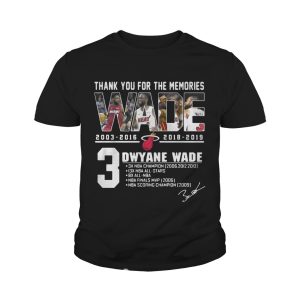 Miami Heat Dwyane Wade Thank You For The Memories shirt 3 Miami Heat Dwyane Wade Thank You For The Memories shirt 4