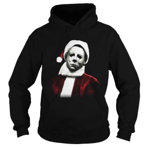 Michael Myers Santa Hat Christmas shirt 1