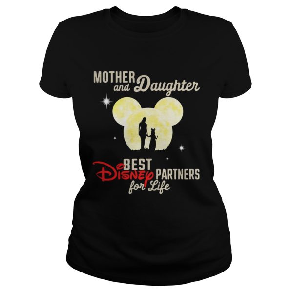 Mickey Moon mother and daughter best Disney partners for life shirt