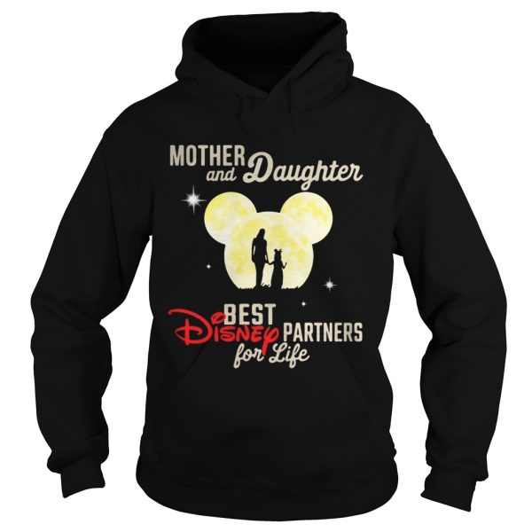 Mickey Moon mother and daughter best Disney partners for life shirt