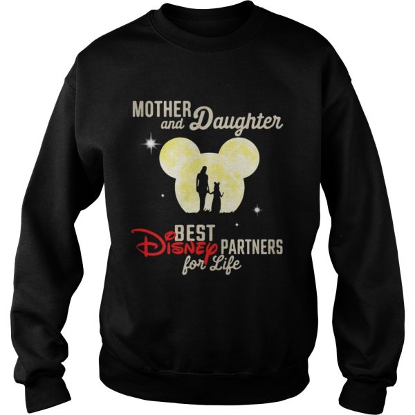 Mickey Moon mother and daughter best Disney partners for life shirt