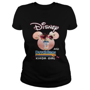 Mickey Mouse Disney and Dutch Bros coffee kinda girl shirt 1
