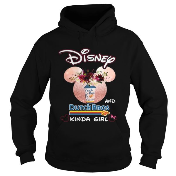 Mickey Mouse Disney and Dutch Bros coffee kinda girl shirt