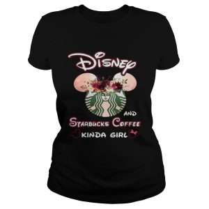 Mickey Mouse Disney and Starbucks coffee kinda girl shirt 1