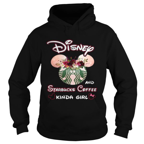 Mickey Mouse Disney and Starbucks coffee kinda girl shirt