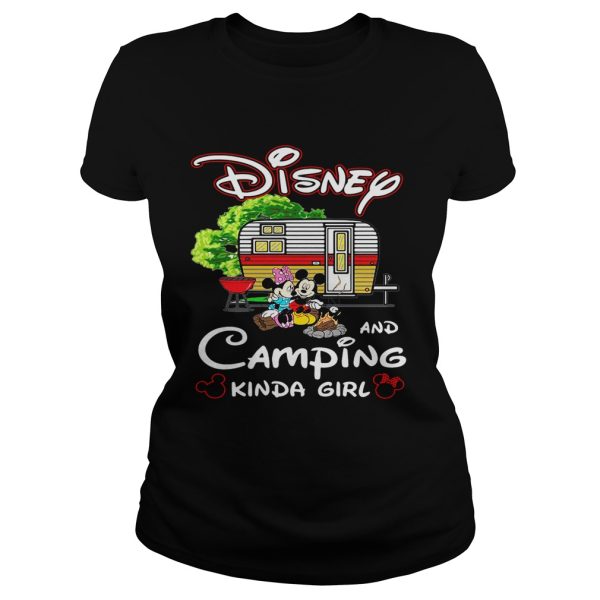 Mickey Mouse Disney and camping kinda girl shirt