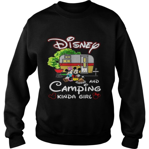 Mickey Mouse Disney and camping kinda girl shirt