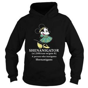 Mickey Mouse Shenanigator definition meaning a person who instigates Shenanigans shirt 2