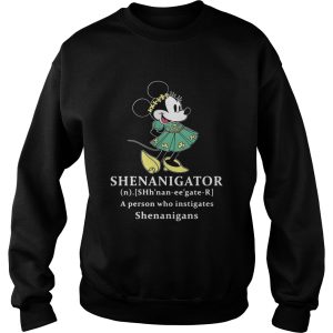 Mickey Mouse Shenanigator definition meaning a person who instigates Shenanigans shirt 3