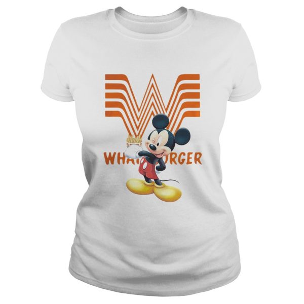 Mickey Mouse Whataburger shirt