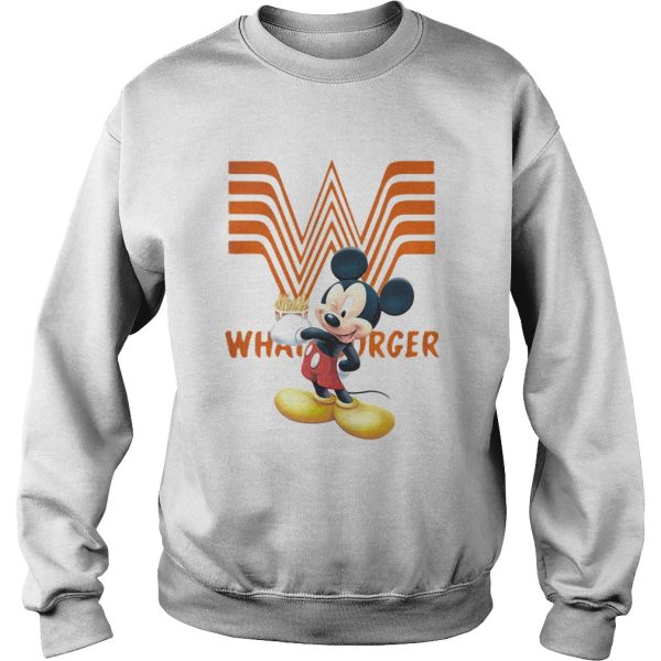 Mickey Mouse Whataburger shirt