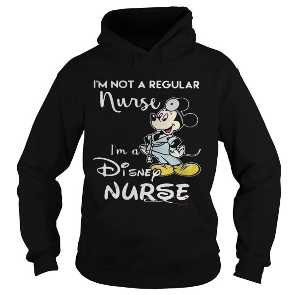 Mickey i m not a regular nurse i m a disney nurse ladies t-shirt