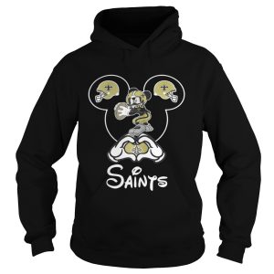 Mickey mouse New Orleans Saints shirt 1