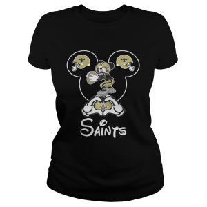 Mickey mouse New Orleans Saints shirt 2