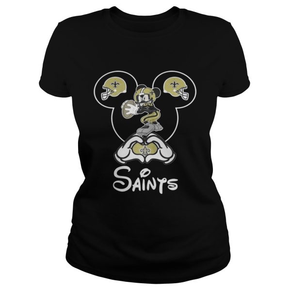 Mickey mouse New Orleans Saints shirt