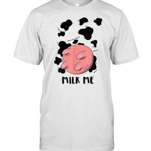 Milk Me Scary Cow Zombie Halloween Costume T-shirt