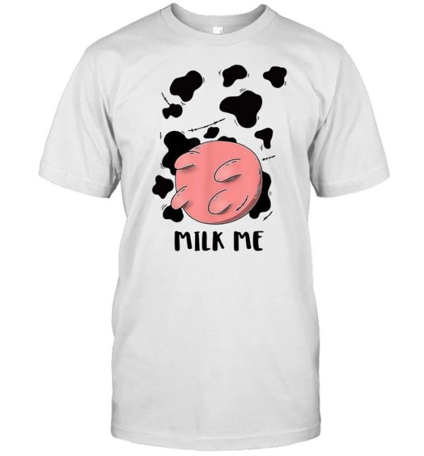 Milk Me Scary Cow Zombie Halloween Costume T-shirt