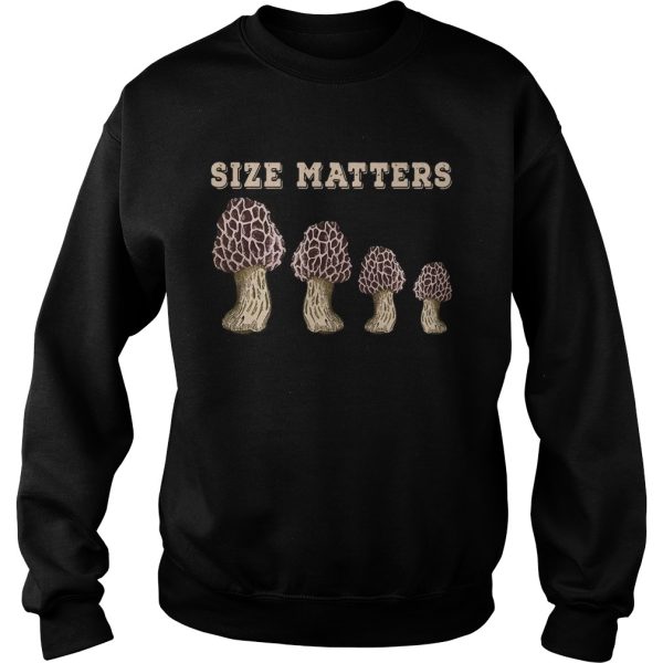 Mushroom Size matters shirt