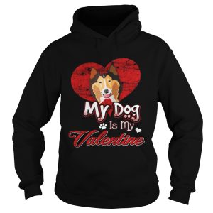 My Dog Is My valentine Rough Collie Shirt 1 My Dog Is My valentine Rough Collie Shirt 2