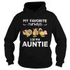 My favorite turkey call me auntie shirt