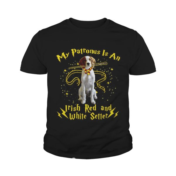 My patronus is an Irish red and white setter shirt