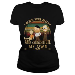 MythBusters I reject your reality and substitute my own retro shirt 3