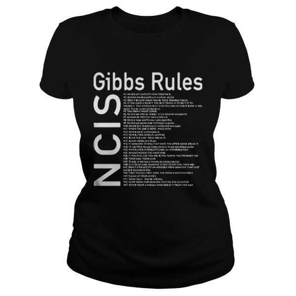 NCIS – Gibbs Rules shirt