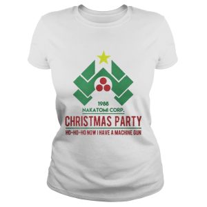 Nakatomi corp Christmas Party ho ho ho 1988 shirt 2