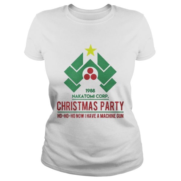 Nakatomi corp Christmas Party ho ho ho 1988 shirt