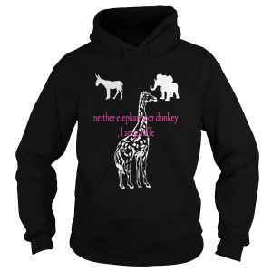 Neither Elephant Nor Donkey I Am Giraffe Shirt 1