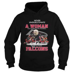 Never Underestimate a Woman Who Understands Football And Loves Falcons T shirt 1