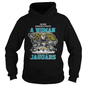 Never Underestimate a Woman Who Understands Football And Loves Jaguars T shirt 1
