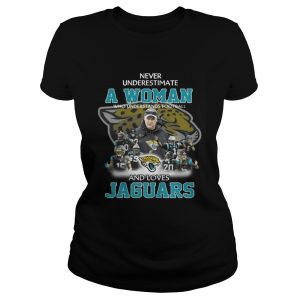 Never Underestimate a Woman Who Understands Football And Loves Jaguars T shirt 2