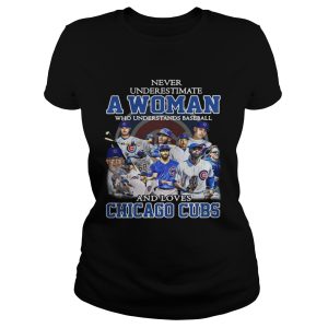 Never underestimate a woman who understands baseball and loves Chicago cubs shirt 1 Never underestimate a woman who understands baseball and loves Chicago cubs shirt 2