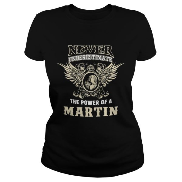 Never underestimate the power of a Martin shirt