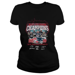 New England Patriots 2019 Afc Division Champions With Signature Shirt 2