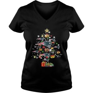 New England Patriots Christmas tree Shirt 1