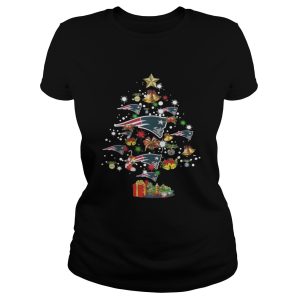 New England Patriots Christmas tree Shirt 3