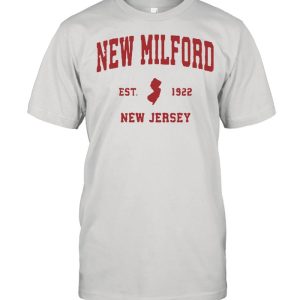 New Milford New Jersey 1922 NJ Vintage Sports Shirt
