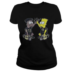 New Orleans Saints Michael Thomas Simpsons Dynamic Duo Shirt 1