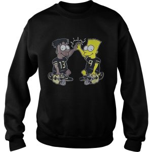 New Orleans Saints Michael Thomas Simpsons Dynamic Duo Shirt 3