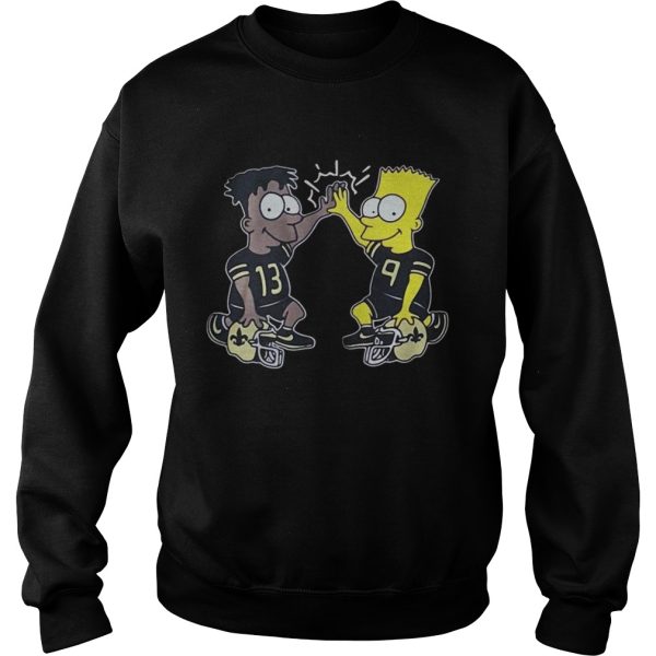 New Orleans Saints Michael Thomas Simpsons Dynamic Duo Shirt