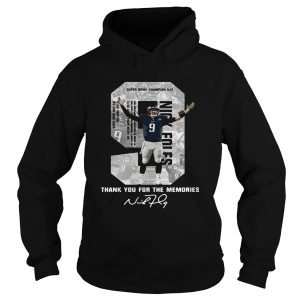 Nick Foles Eagles Thank you for the memories signature shirt 1