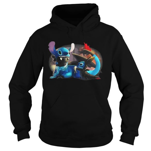 Night Fury Toothless And Stitch Best Fiend T-shirt