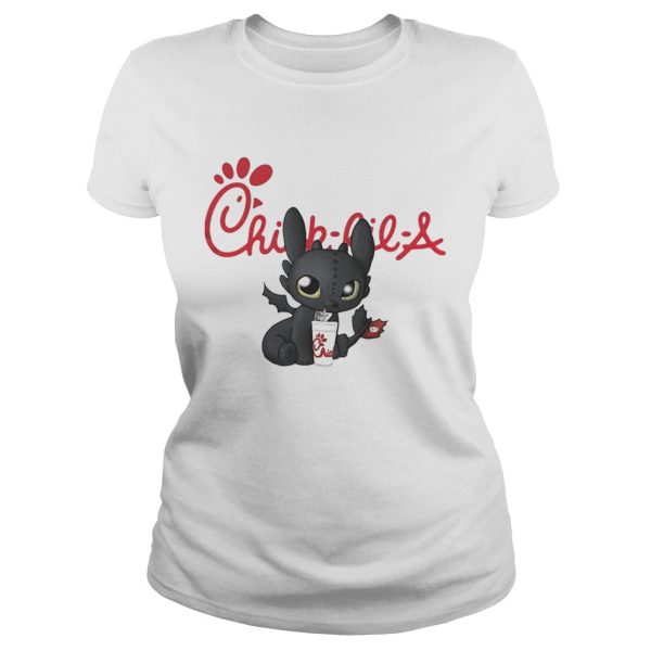 Night Fury Toothless Chick-fil-a shirt