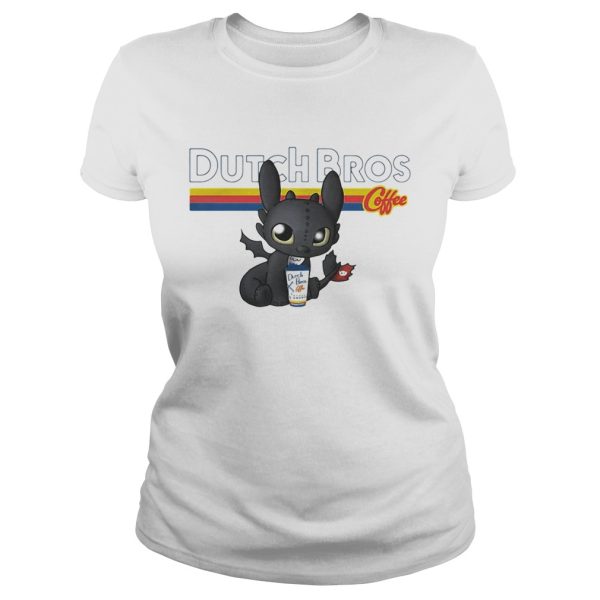 Night Fury Toothless Dutch Bros Coffee shirt